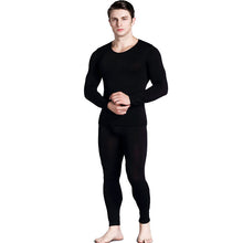 Load image into Gallery viewer, Men&#39;s seamless fall long-sleeved pant knit suit thin
