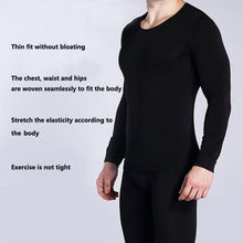 Load image into Gallery viewer, Men&#39;s seamless fall long-sleeved pant knit suit thin
