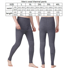 Load image into Gallery viewer, Men&#39;s hermal  leggings Bamboo fiber pants running skinny fit warm
