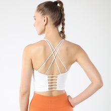Load image into Gallery viewer, Running fitness bra straps cross sports underwear yoga vest 2021
