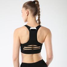 Load image into Gallery viewer, Women Sports Bra with Back Pocket  Yoga  running fitness wear sports   bra   Racerback Bra

