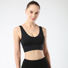 Load image into Gallery viewer, U Neck and V back Sports Bras for Women  Bra Running Workout   Tank Tops
