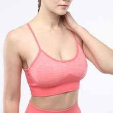 Load image into Gallery viewer, Sports Bra for Women Criss-Cross Back Strappy Longline Yoga Bra   Crop Top Workout Tank
