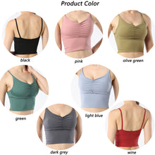 Load image into Gallery viewer, Women Sports Bra Padded Sports Underwear Fitness Workout Running    Yoga Tank Top
