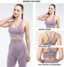 Load image into Gallery viewer, Women&#39;s sports bra seamless Fitness Yoga vest Narrow back strap outdoor running underwear
