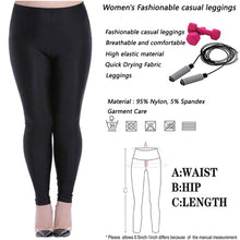 Load image into Gallery viewer, women&#39;s leggings casual leggings  high stretch  pants Plus-Size Stretch  Leggings
